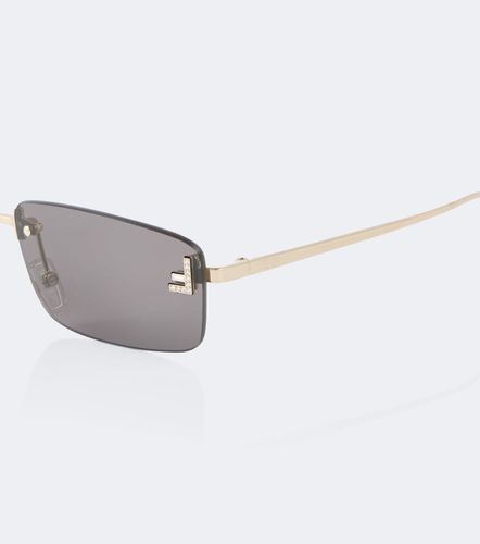 Lunettes de soleil rectangulaires First Crystal - Fendi - Modalova