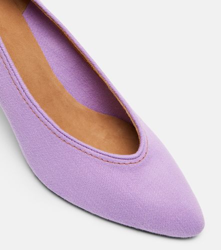 Versace Escarpins Tina en denim - Versace - Modalova