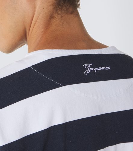 T-shirt Henley Marinière en coton - Jacquemus - Modalova