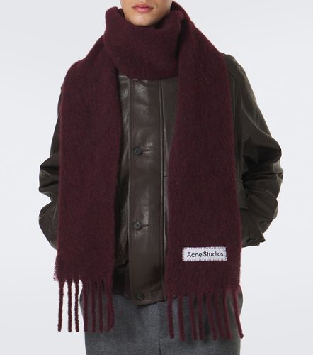 Écharpe en alpaga, laine et mohair mélangés - Acne Studios - Modalova