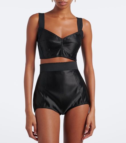 Dolce&Gabbana Brassière en satin - Dolce&Gabbana - Modalova