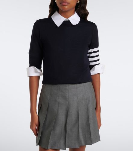 Thom Browne Pull 4-Bar en laine - Thom Browne - Modalova
