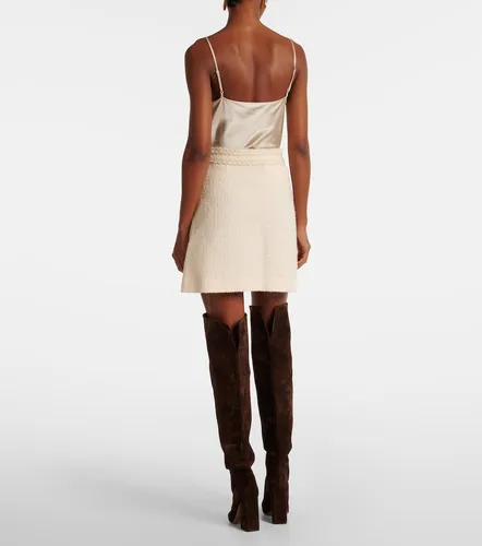 Mini-jupe en laine mélangée - Giambattista Valli - Modalova