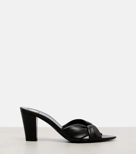 Mules Franciane 25 en cuir - Saint Laurent - Modalova