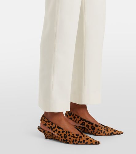 Pantalon slim en laine et soie - Toteme - Modalova