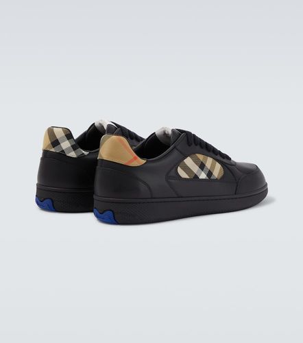 Baskets Terrace Check en cuir - Burberry - Modalova