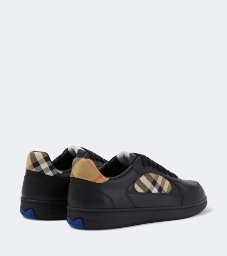 Baskets Terrace Check en cuir - Burberry - Modalova