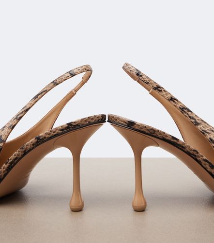 Escarpins slingback Isa en cuir façon serpent - Jimmy Choo - Modalova