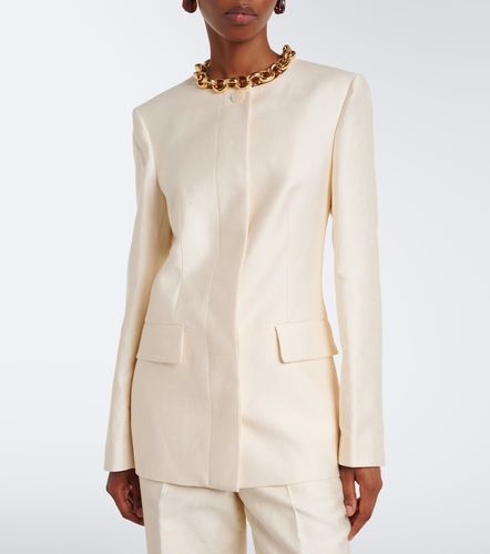 Blazer Myra en coton, lin et soie mélangés - Joseph - Modalova