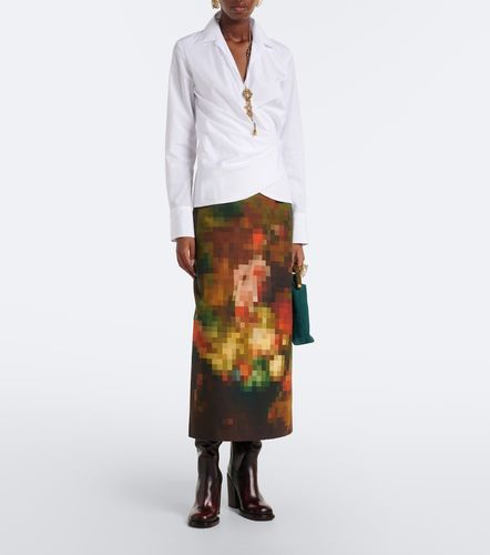 Chemise cache-cœur en coton - Dries Van Noten - Modalova