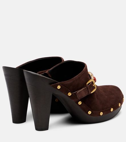 Mules Giana à plateau en daim à ornements - Veronica Beard - Modalova
