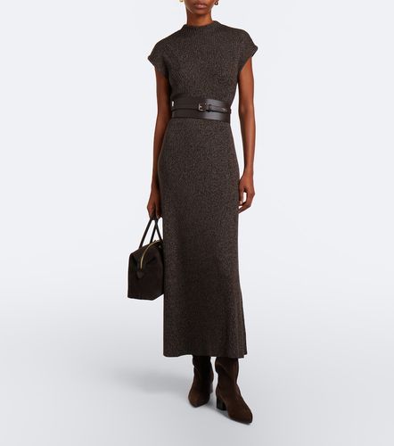 Robe longue Windi en soie et laine mélangées - Ralph Lauren Collection - Modalova