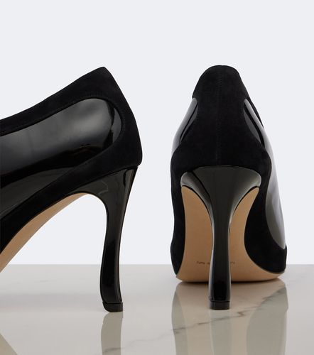 Escarpins Ters en daim et cuir verni - Manolo Blahnik - Modalova