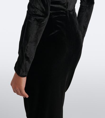 Mugler Jupe crayon en velours - Mugler - Modalova