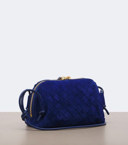 Sac à bandoulière Concert en daim Intrecciato - Bottega Veneta - Modalova