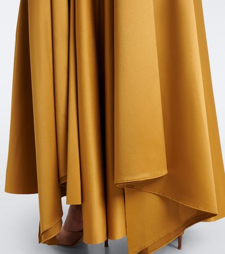 Robe longue Cece en satin et crêpe - Solace London - Modalova