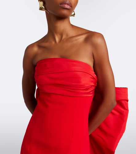 Robe longue bustier à nœud - Carolina Herrera - Modalova