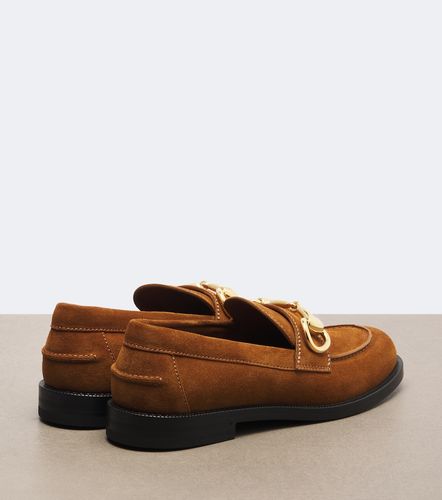 Mocassins Boulevard Horsebit en daim - Gucci - Modalova