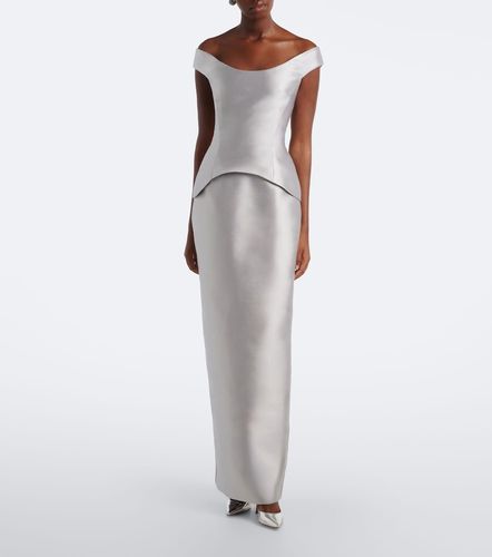 Robe longue Pieta en satin - Solace London - Modalova