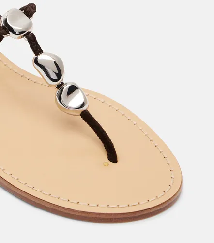 Sandales Sandales Swarovski en daim - Amanu - Modalova