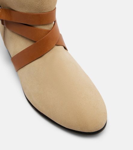 Bottes Silmon en daim et cuir - Isabel Marant - Modalova