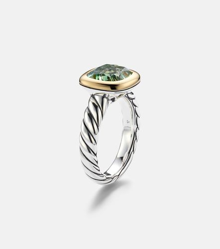 Bague DY Mercer® en argent sterling, or 18 ct et prasiolite - David Yurman - Modalova
