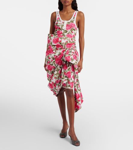 Chloé Mini-jupe en coton à fleurs - Chloe - Modalova