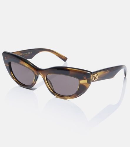 Lunettes de soleil œil-de-chat Double G - Gucci - Modalova