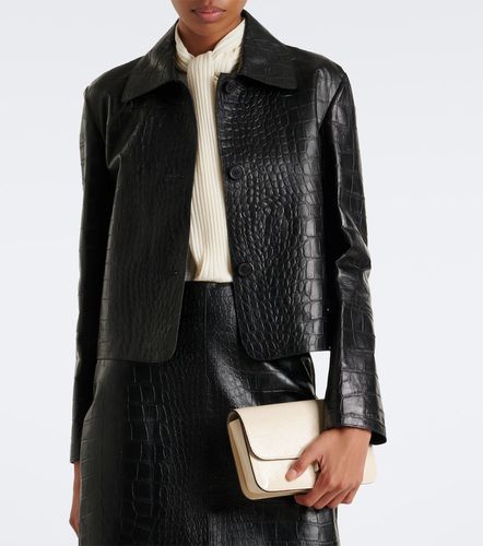 Veste courte Emy en cuir façon croco - Arma - Modalova
