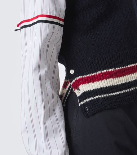 Pull sans manches en laine et mohair - Thom Browne - Modalova