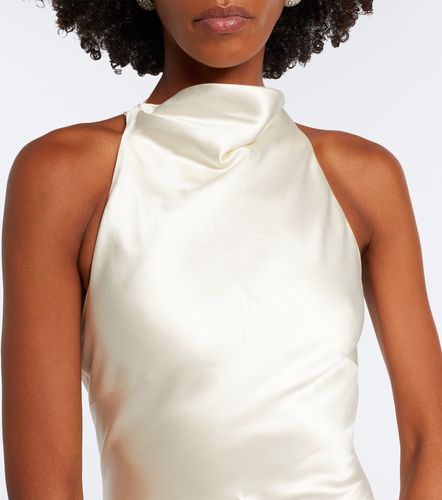 Robe longue de mariée Stella en laine et soie - Danielle Frankel - Modalova