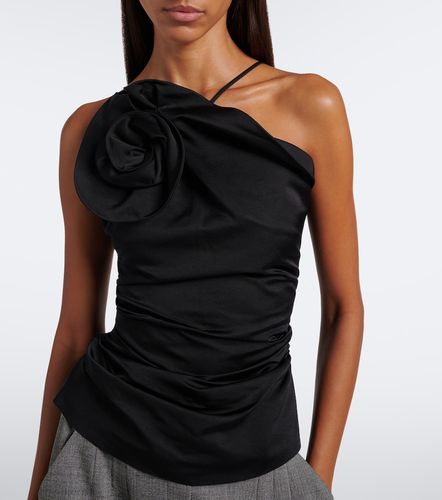 Top en coton et soie à appliqué - Magda Butrym - Modalova