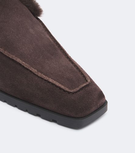 Bottines en daim et shearling - Toteme - Modalova