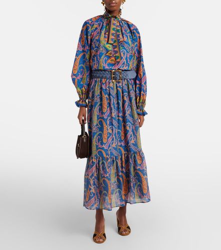 Etro Jupe longue en coton et soie - Etro - Modalova