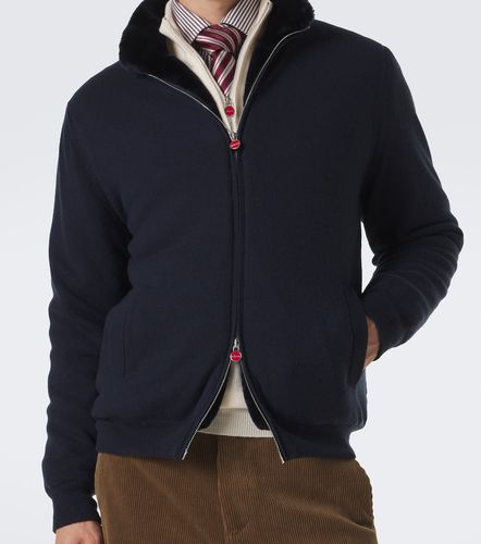 Cardigan en cachemire et shearling - Kiton - Modalova