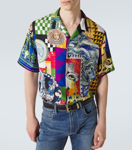 Chemise de bowling Medusa en soie - Versace - Modalova