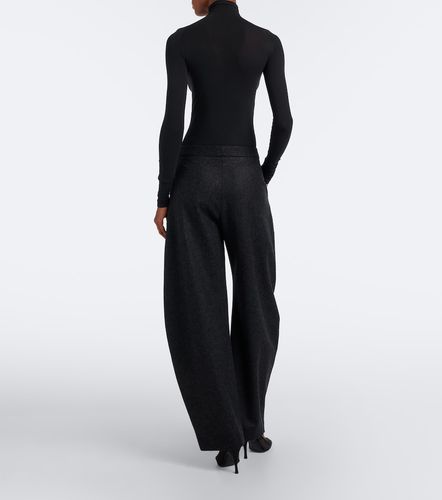 Alaïa Pantalon barrel en laine vierge - Alaia - Modalova