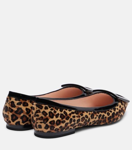 Ballerines Gommette Ball en cuir façon poulain - Roger Vivier - Modalova