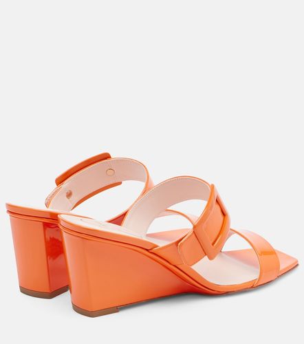 Mules compensées Belle Vivier 60 en cuir verni - Roger Vivier - Modalova