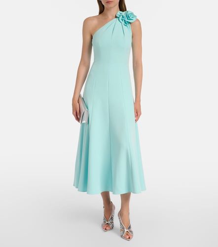 Robe de cocktail asymétrique à appliqué floral - Roland Mouret - Modalova