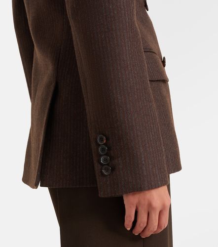 McQueen Blazer en laine à rayures - McQueen - Modalova
