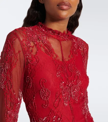 Robe en dentelle à ornements - Blumarine - Modalova