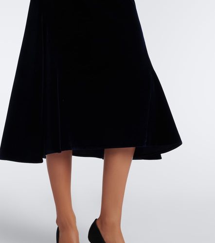 Erdem Robe midi en velours de coton - Erdem - Modalova