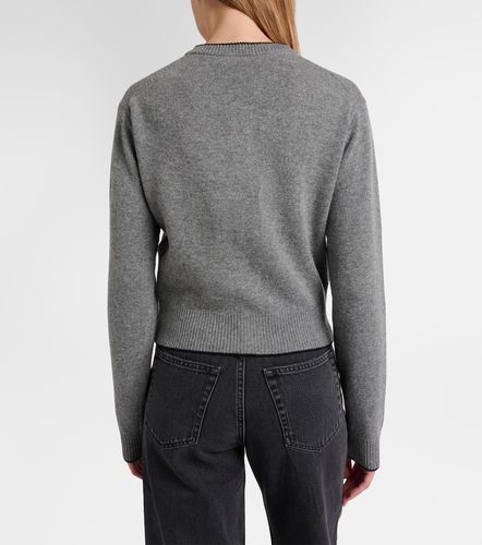 Chloé Cardigan en laine et cachemire à logo - Chloe - Modalova