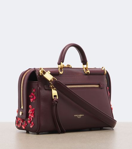 Sac à main Vittoria Medium en cuir - Dolce&Gabbana - Modalova