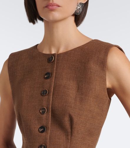 Gilet péplum en laine vierge - Magda Butrym - Modalova