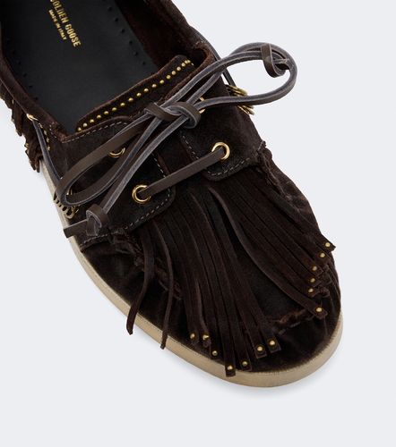 Chaussures bateau en daim à ornements - Golden Goose - Modalova
