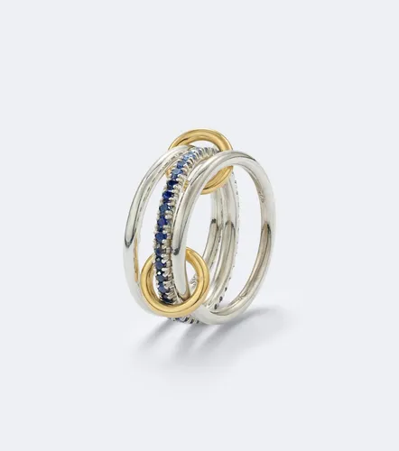 Bague Tigris en argent sterling, or 18 ct et saphirs - Spinelli Kilcollin - Modalova