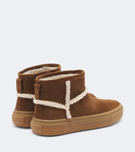 Bottines H705 en daim et shearling - Hogan - Modalova