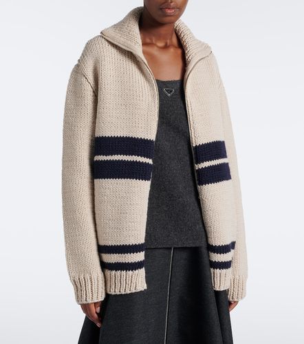 Prada Cardigan en laine à rayures - Prada - Modalova